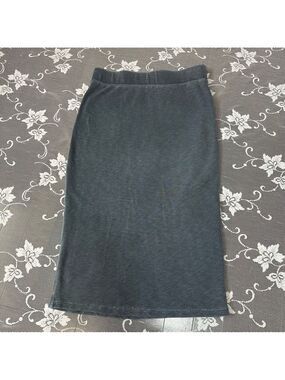 James Perse Stretch Fleece Lined Skirt Sz 1